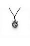 Unisex- Oil Cotton Cord Adjustable Authentic Sea Theme Necklace with Chrome Dolphin Figure - 5