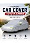 Waterproof UV Resistant Full Car Cover for Toyota Camry - All Weather Dustproof Sun Protection Outdoor Cover, Silver