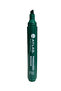 Permanent Marker, Chisel Tip, Green Ink-Pack of 12, Quick-Drying, Water-Resistant, Fade-Resistant, Low Odor, MP20Y-0.25-4.5mm - 4