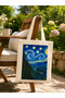 Van Gogh Series Printed Raw Cloth Bag, Shoulder Bag, Shopping Cloth Bag, Sublimation Printed Cloth Bag - 2