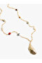 Beaded Seashell Chain Necklace - 2