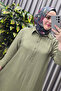 Women's Clothing Large Size Modal Cupra Shirt Collar Buttoned Dress - 5