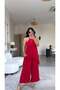 Red Blouse Pants Look Alike Tiril Jumpsuit - 4