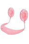 Portable Neck Fan With USB Cable T3663P Pink/White - 2
