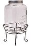8-Litre Glass Beverage Dispenser with Stand & Tap - 3