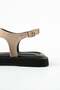 Kolay Bu Bence Beige Flip-Flop Detailed Heeled Slippers - 2