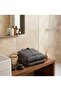 Unisex Waffle Pike Bathrobe |   100% Cotton |   Gray Color - 2