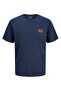 Men's Logo Detailed Crew Neck T-Shirt - Rush