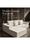 Cloud Sectional Boneless Couches for Living Room, Modular Shaped Couch with Deep Seat Oversized Right Facing Chaise, Memory Foam Compressed Spineless 3 Seater Sofa for Apartment (L-Shape) - 3