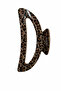 Leopard Pattern Large Size Hair Clip Stylish and Convenient for Women
