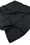 Double-Sided Plain Cotton Silk Scarf Ls2200 03-Black-Dark Anthracite - 3