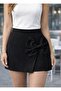 Mini Skirt with Bow Detail - 2
