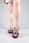 Reli̇za Skin-Suede Decorated Sandals Vi̇zon - 2