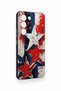 Vivo V30 Lite Compatible Star Flag Patterned Silicone Case - 3