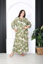 Xlmodam Women's Linen Fabric Plus Size Dress - 4