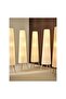 Pleated Shade Floor Lamp, Beech & White, 154 cm - 4