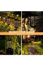Garden Decor, Solar Outdoor Lights, Solar Lights Outdoor Waterproof for Garden Yard Patio Walkway Driveway Outside Decor 4 Pack Black - 2