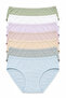 Women's Panties 7 Pack Lycra Cotton Mixcolor