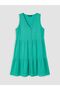 Lcw Everyday Green V-Neck Layered Dress - 5