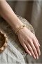 Brass Women's Bracelet Quality Gold Color - 2