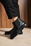 Elastic Men's Chelsea Boots Black - 5