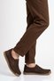Brown Nubuck Genuine Leather Men's Casual Shoes