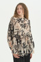 Drawstring Patterned Viscose Tunic - Powder - 6