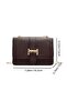 Women's Crocodile Pattern Shoulder Bag, Ladies PU Leather Crossbody Bag Sling Bag Side Bag Small Square Bag - 7