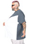 Mode XL Large Size T-Shirt Bis New Bıe 26127 Petrol Green - 2