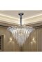 Florio Crystal Chandelier For Living Room, 11-Lights Indoor Lighting Fixture With E14 Socket