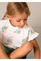 Girl's Printed Ruffle Sleeve T-Shirt 3018 - 2