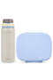 Smart Serve Bento Lunch Box 1100ml w/ Sip Switch Stainless Steel Water Bottle 1000ml – Sky Mist