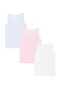 Girl's Organic Cotton 3-Piece Undershirt Set - 2