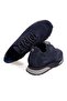 Dark Blue Color Lace-Up Genuine Leather Suede Men's Shoes - 2