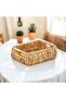 Ocy Shop Handmade Wicker Curved Decorative Basket, Wicker Curved Decorative Tray with 3 Model Options (2 - 3