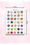 Set of 4 Star Themed Stickers - Sticker Set - Suitable for Bullet Journal, Agenda, Planner - 2