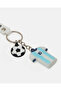 White Argentine Football Keychain - 3