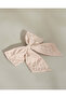 Girls Beige Pearl Bow Hair Clip - 2