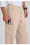 Sk0215 Structure Men's Scrubs Pants – Imported, 4-Way Stretch, Anti-Static, Sweat-Wicking, Stylish and Comfortable with 4 Pockets for Doctors/Nurses Single Bottom - 4