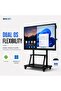 75" Interactive Flat Panel Display, 4K UHD Smart Board, Android 14, 8GB RAM, 128GB Storage, 48MP AI Camera, 8-Mic Array, Touchscreen Display for Meeting Rooms and Classrooms - 6