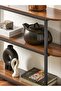 110cm Reception Table Console Table for Entryway Modern Home Sofa Coffee Table Entrance Table Dining Room Kitchen Bar Display Table for Hallway Living Room Bedroom - 4