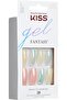 Glam Fantasy 3D Diamond Nails KGF09, Pink, 28 Pieces - 2