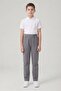 School Trousers Elastic Ribbed Waist Canvas Children's Trousers