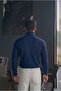 Men's High-Neck Sweater - Lycra Cotton Ribbed Knit Sweater - 3