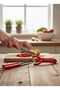 Solingen 2-Piece Laser Cut Kitchen Fruit and Vegetable Knife + Slingshot Peeler Set of 3 Peeler Knife Set - 2