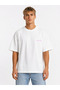 Unisex Women's and Men's T-Shirt with Written Logo, Front Print, Oversize, Thick Fabric, Comfortable Cut, Cotton T-Shirt - 2