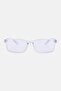 Women WRS7003S Rectangular Reading Glasses, Transparent