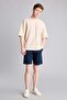 Loose Fit Crew Neck Short Sleeve Heavy Fabric Basic T-Shirt B4844Ax25Sp - 2