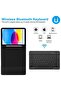 Protective Keyboard Case with Touchpad - Wireless Tablet Keyboard Cover with Dual Language Keys, Multi Angle Stand & Full Protection - 4