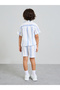 Boys Striped Resort Collar Shirt and Shorts Set - 5